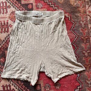 Rudy Jude Pointelle Shorts (small; green)